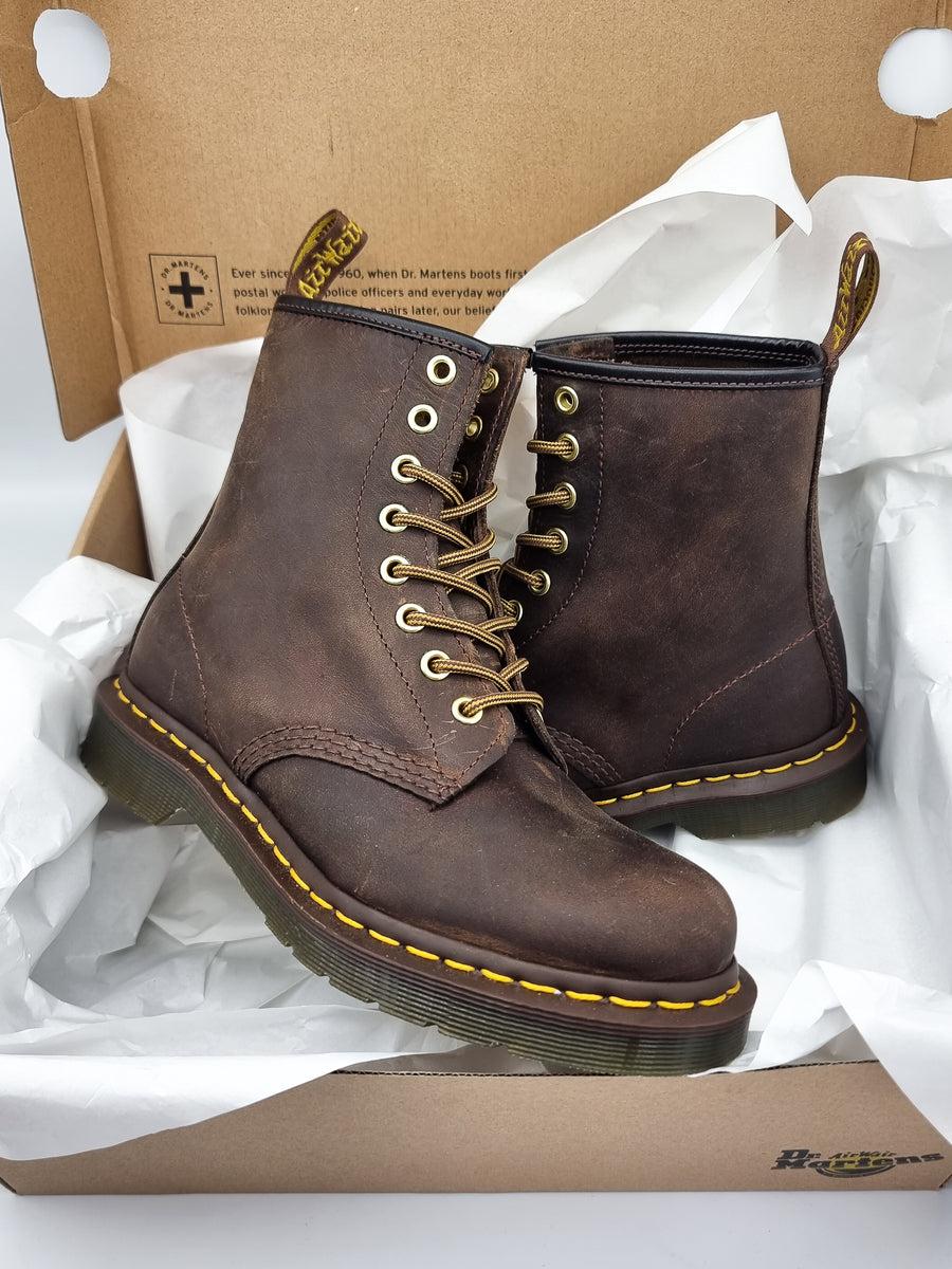 1460 Crazy Horse 1460 Eye Dr Martens Brown Doc Martens Womens Dr