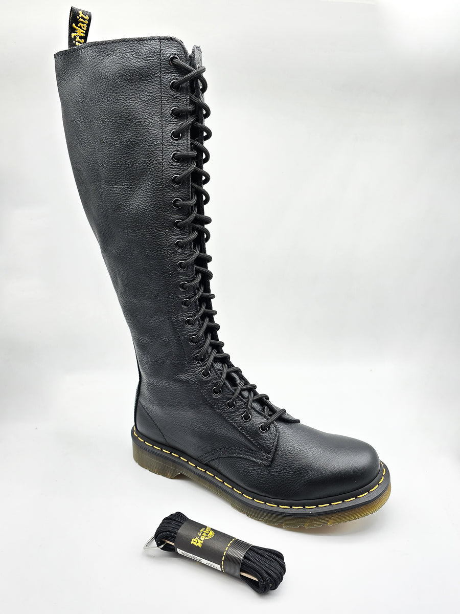 DR. MARTENS ROUND SHOE LACES BLACK 240cm – That Shoe Lady