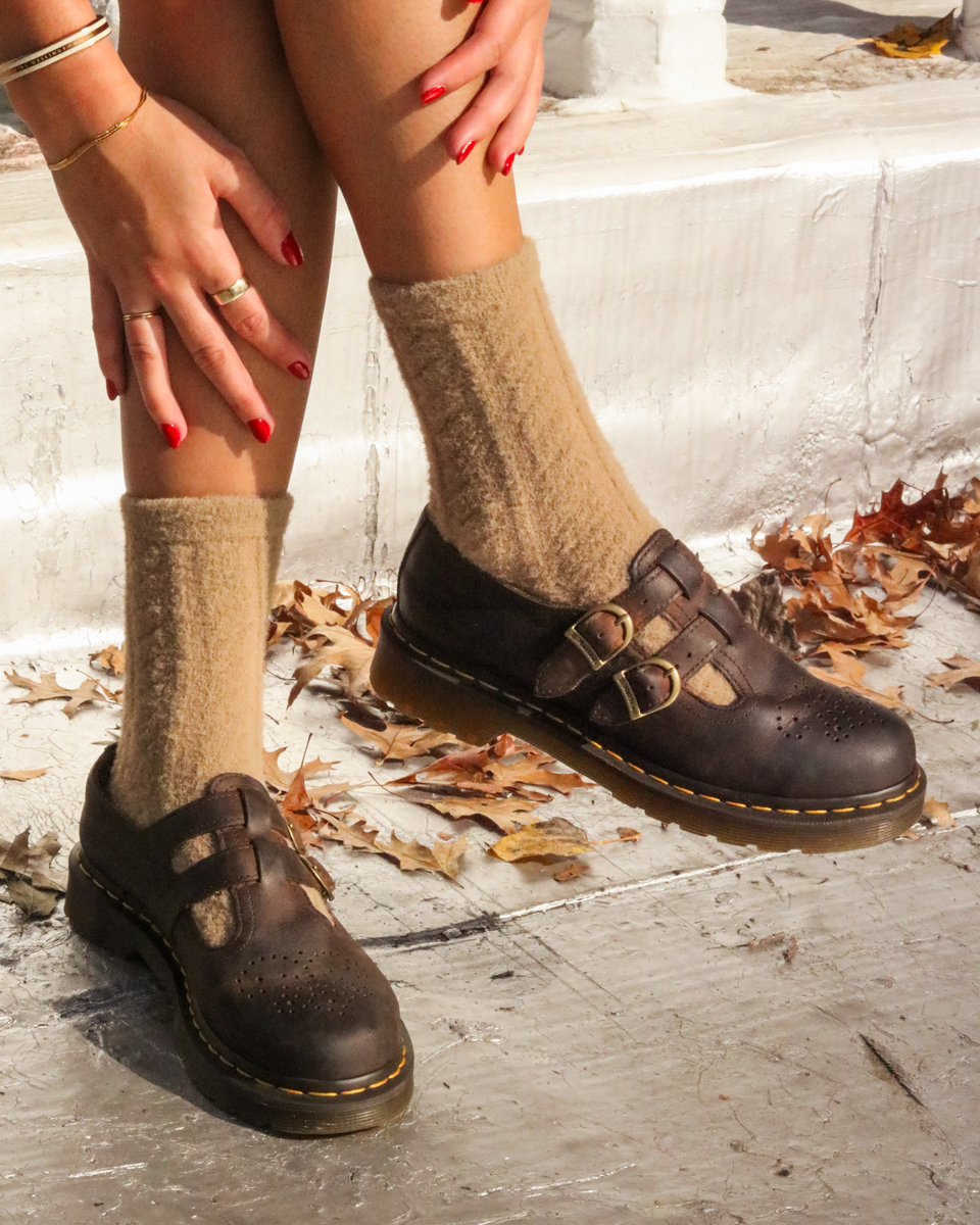 DR. MARTENS 8065 AZTEC CRAZY HORSE LEATHER MARY JANE BROWN – That