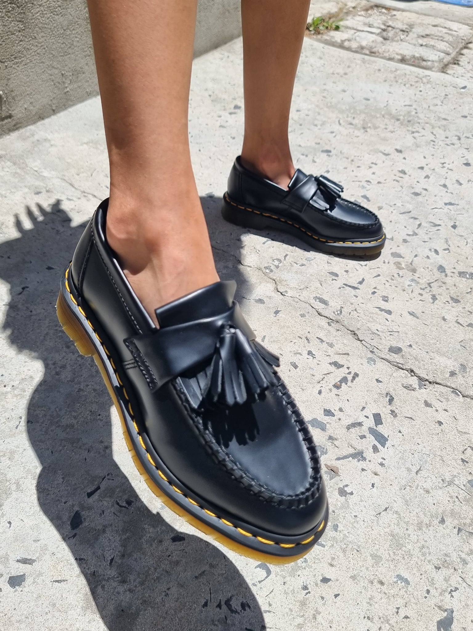 最終値下げ！！！】Dr. Martens Adrian YS ブラック US8 - 靴