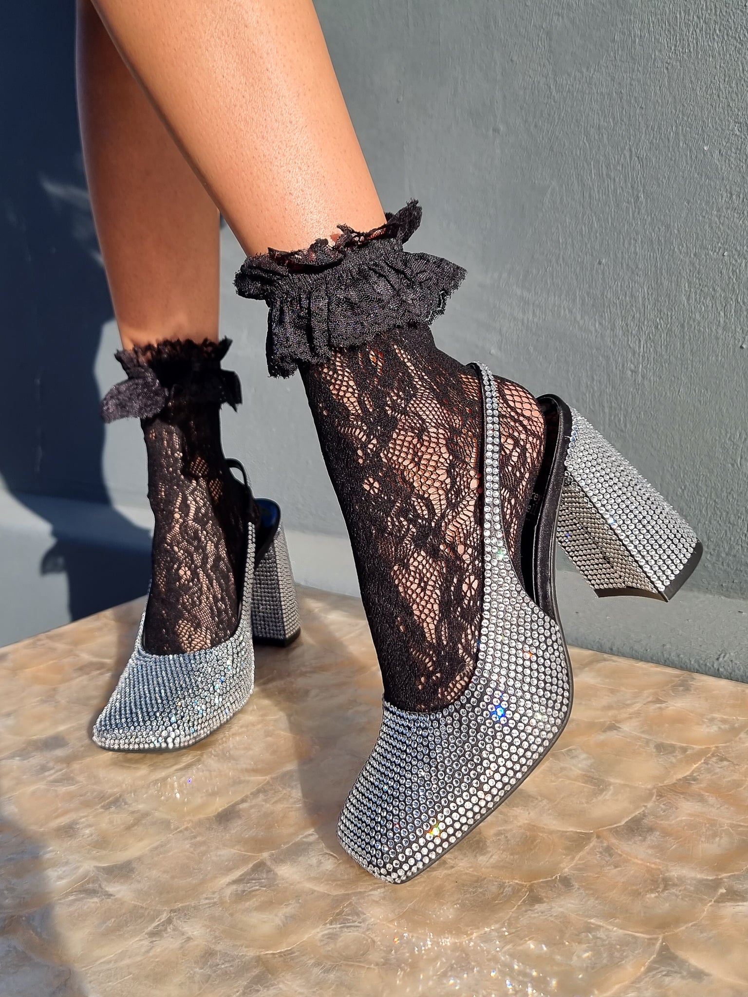 Lace ankle socks for heels 2025