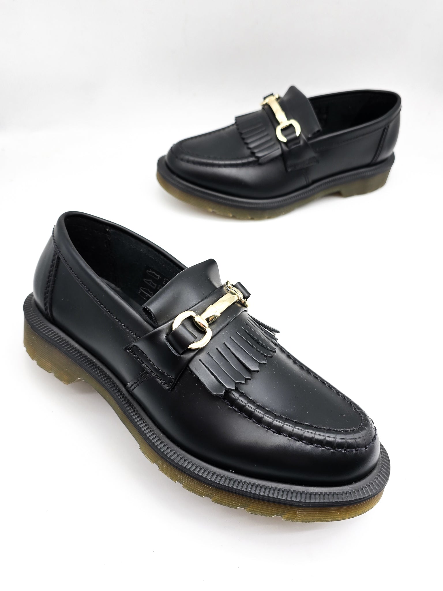 DR. MARTENS ADRIAN SNAFFLE BLACK SMOOTH – That Shoe Lady