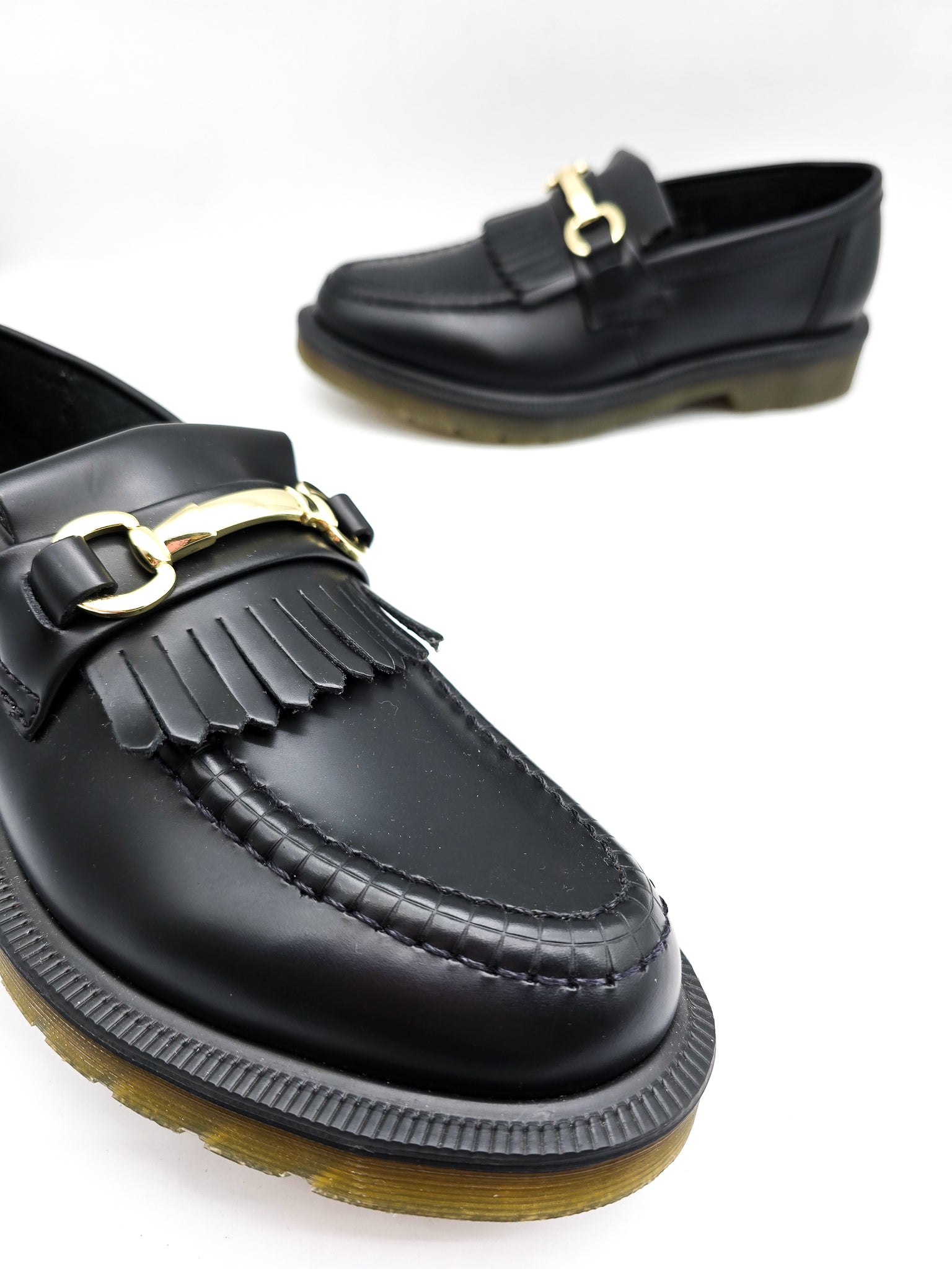 DR. MARTENS ADRIAN SNAFFLE BLACK SMOOTH – That Shoe Lady