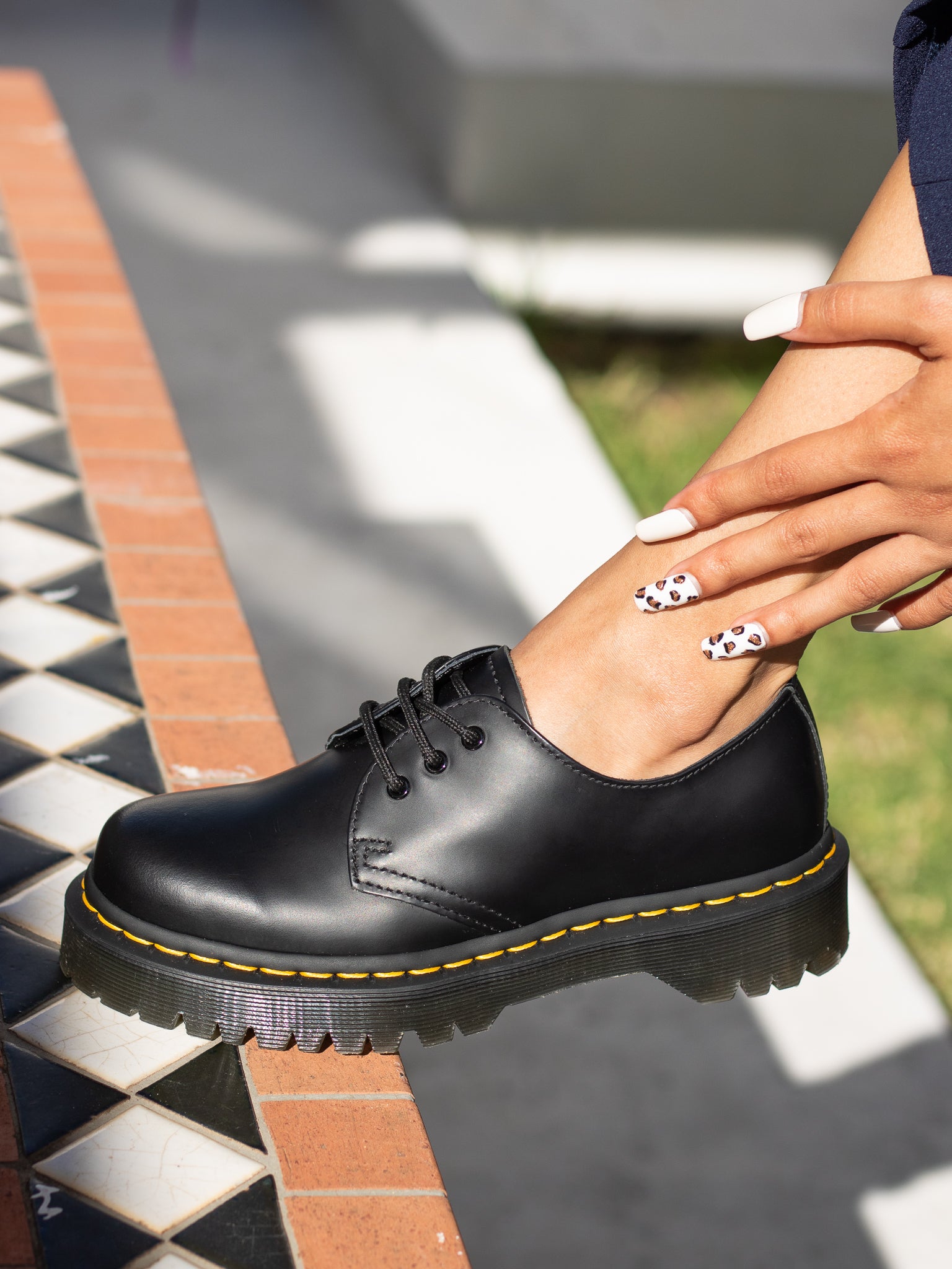 Womens Dr Martens 1461 Womens Black Dr Martens 1461 Flat Shoes Schuh