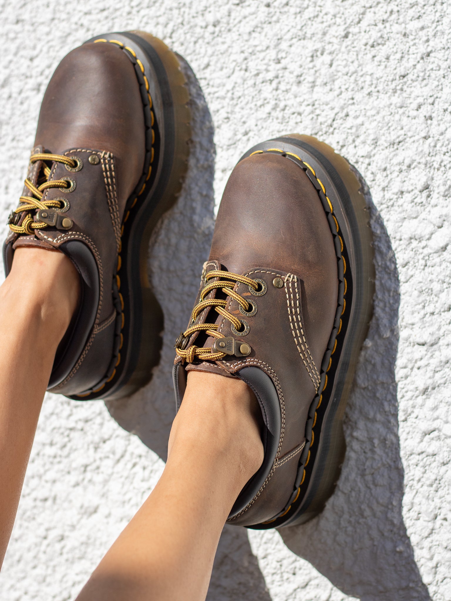 DR. MARTENS 8053 QUAD ARC CRAZY HORSE That Shoe Lady