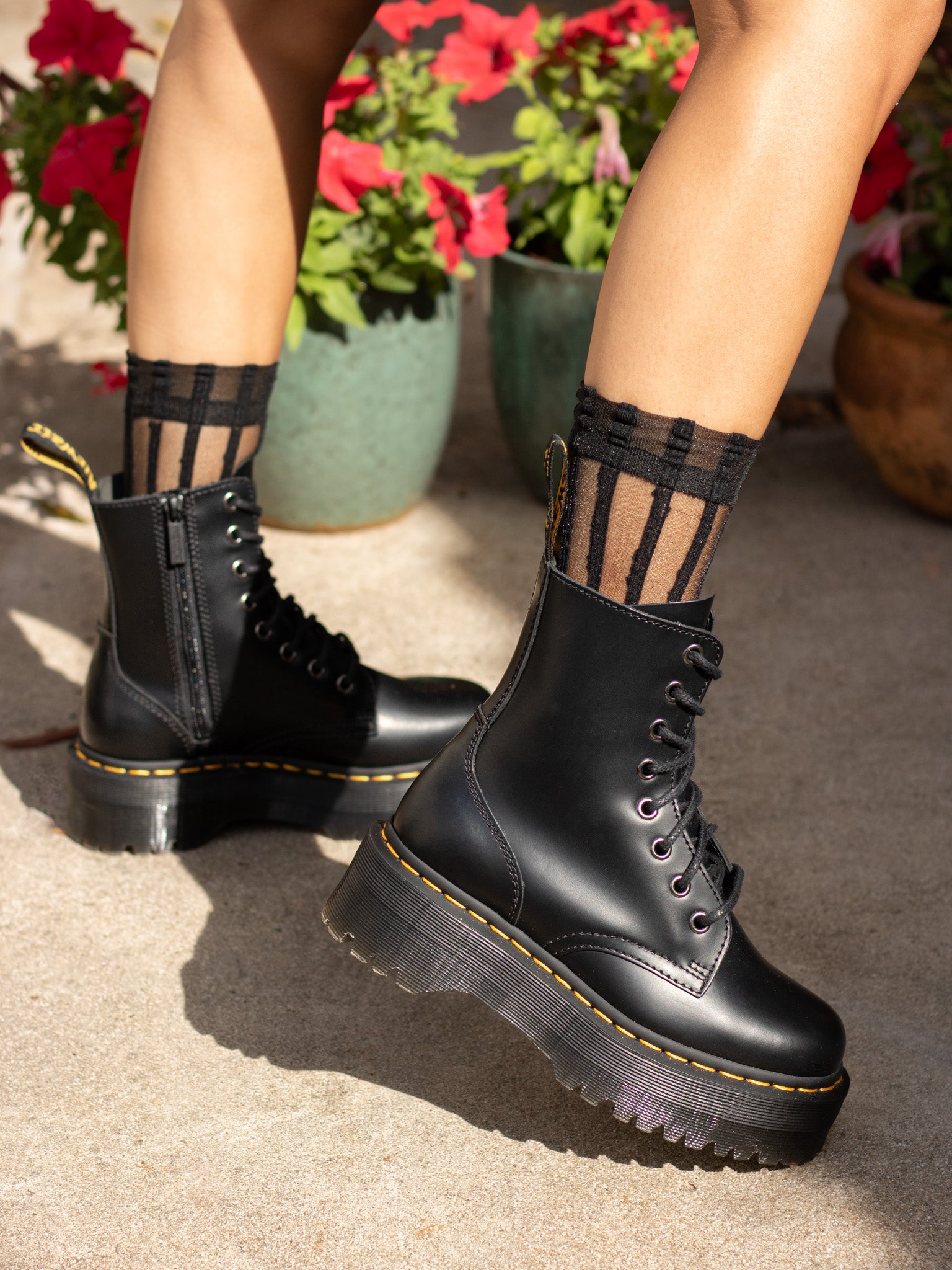 Marten Boots Dr Martens Damen Style MARTENS JADON BLACK SMOOTH