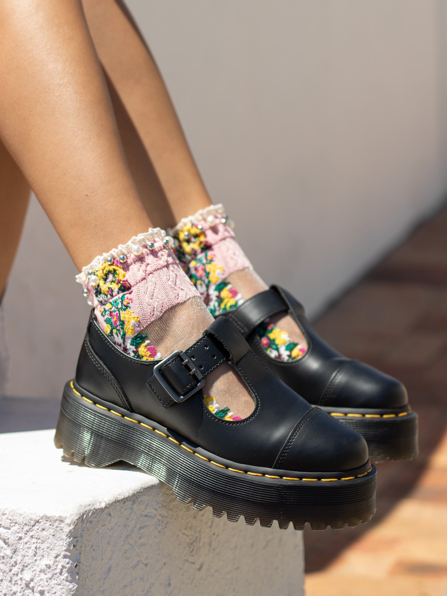 DR. MARTENS BETHAN MARY JANE BLACK SMOOTH – That Shoe Lady
