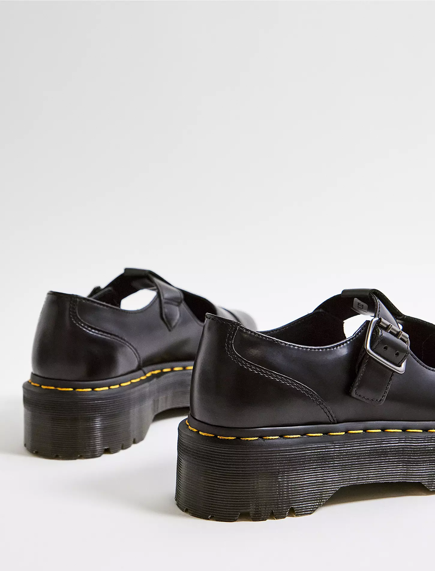 DR. MARTENS BETHAN MARY JANE BLACK SMOOTH That Shoe Lady