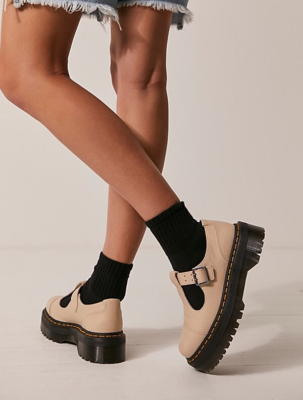 DR. MARTENS BETHAN VINTAGE TAUPE That Shoe Lady