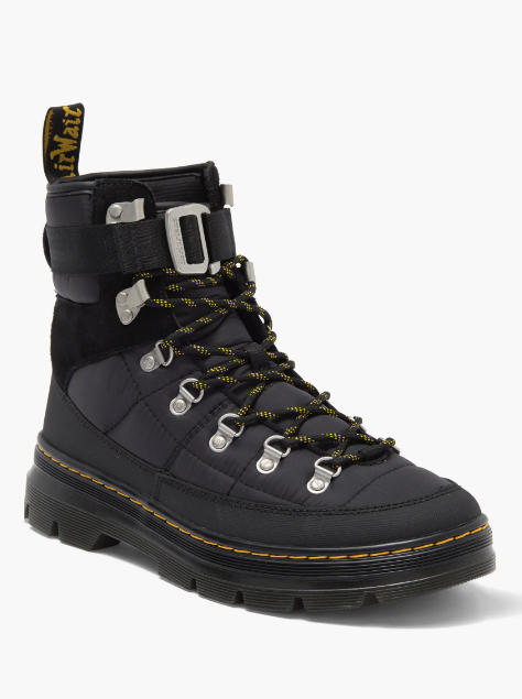 DR. MARTENS COMBS TECH QUILTED BLACK That Shoe Lady