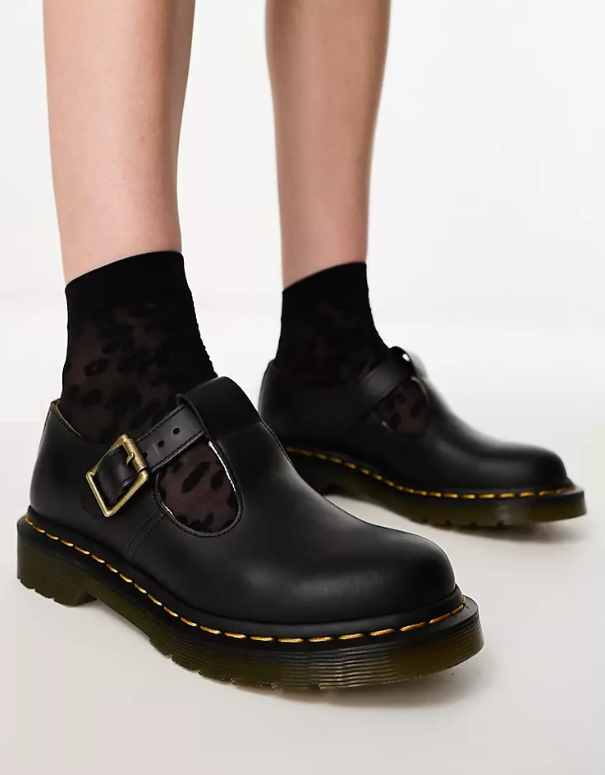 Dr martens vegan polley sales