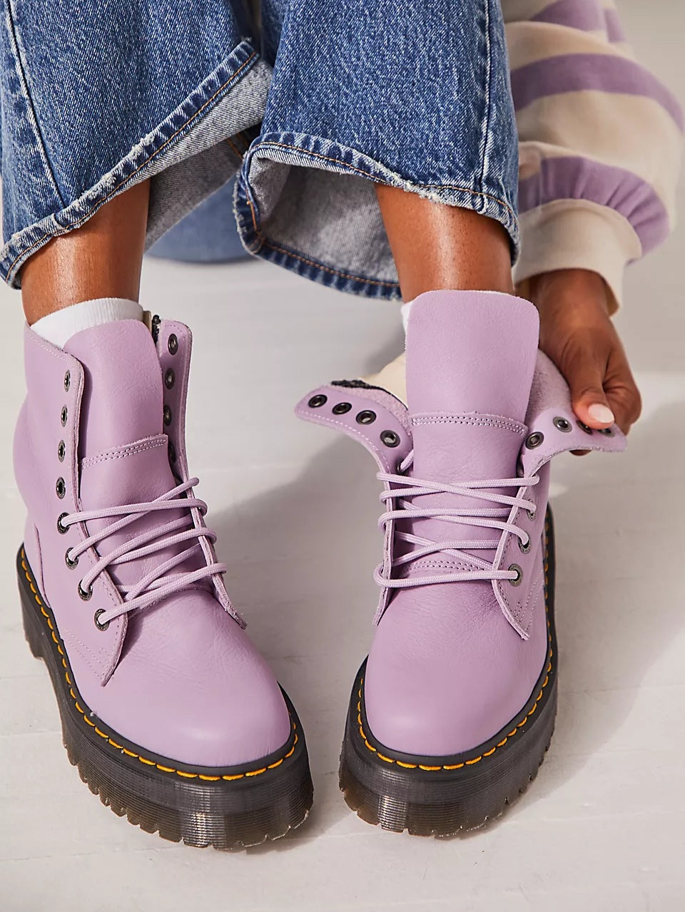 MARTENS JADON LILAC PISA – That Shoe Lady - Main Image