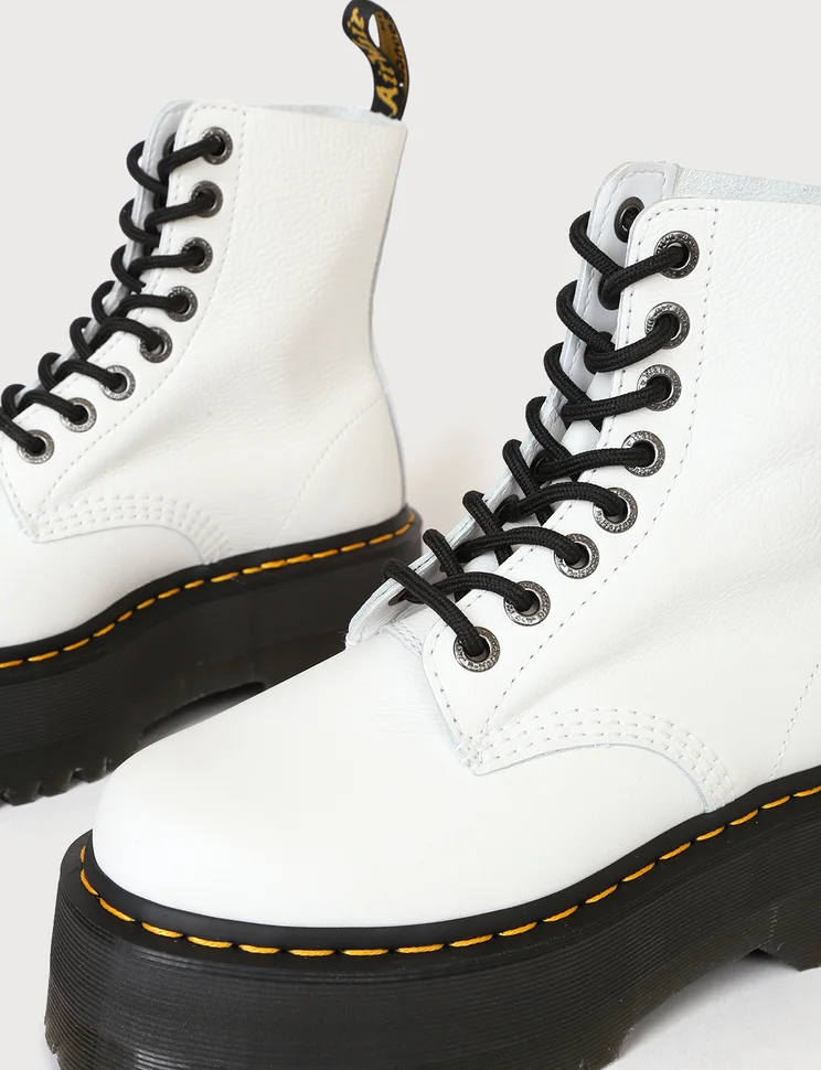 DR. MARTENS JADON PASCAL MAX WHITE LEATHER That Shoe Lady