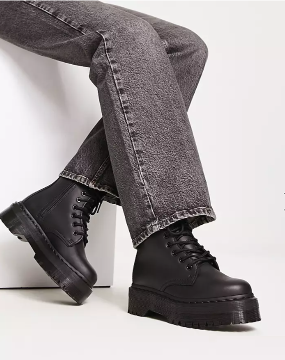 DR. MARTENS JADON BLACK VEGAN That Shoe Lady