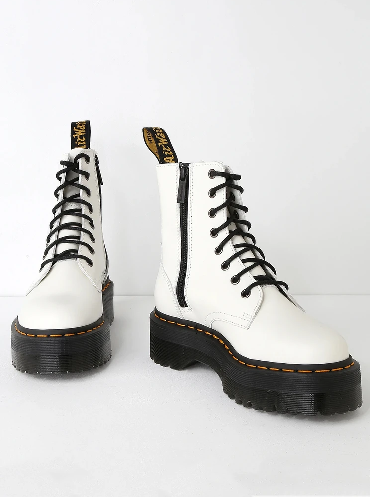 Doc martens 1460 white smooth sales