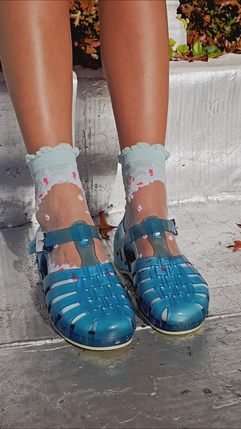 SCHOLL X MELISSA POSSESSION TEAL GLASS – That Shoe Lady